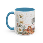 Utah Home State Mug | Moving Away Gift | Long Distance Friendship Coffee Cup | 11oz 15oz Accent Mug