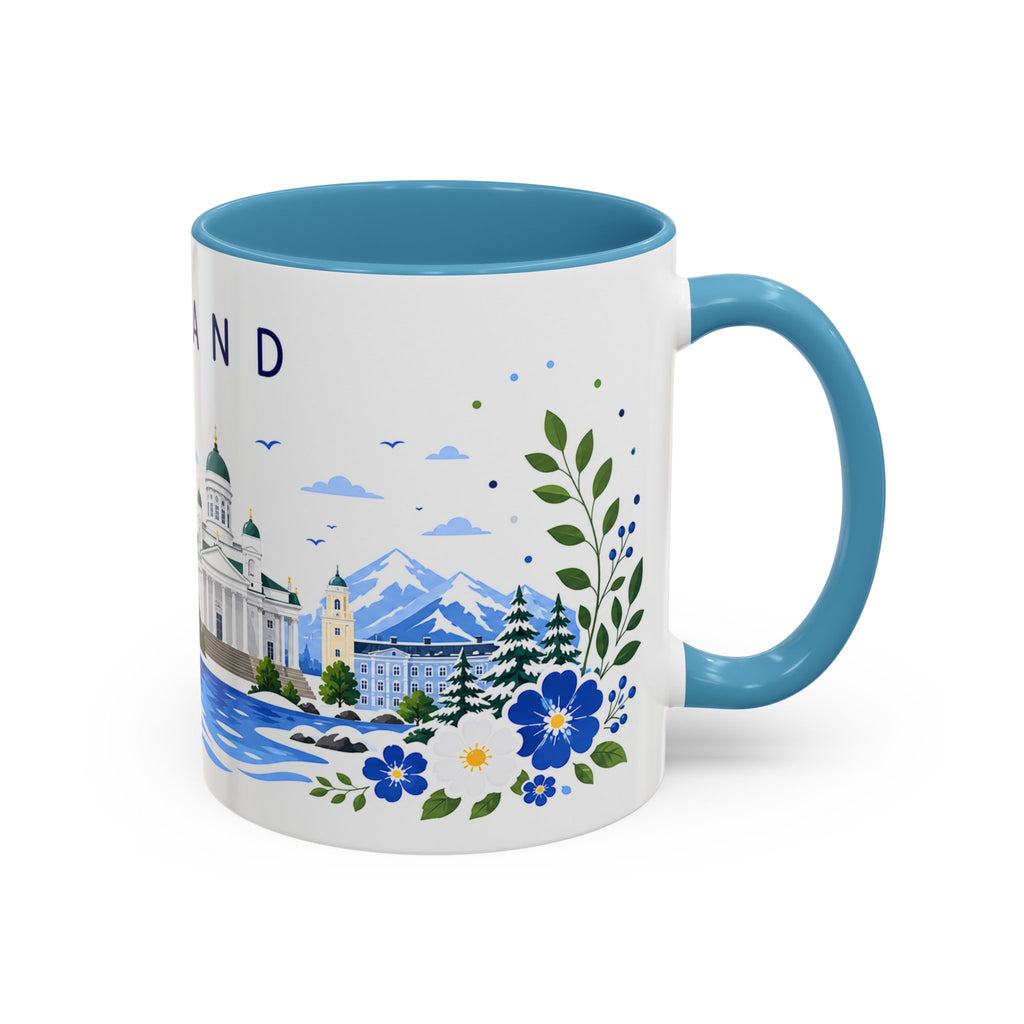 Finland Coffee Mug | Travel Souvenir Accent Mug | Place Gift Ceramic Cup 11oz 15oz