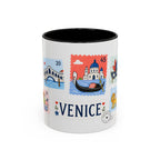 Venice Coffee Mug | Postage Stamp Collage Mug | Travel Souvenir Accent Cup 11oz 15oz