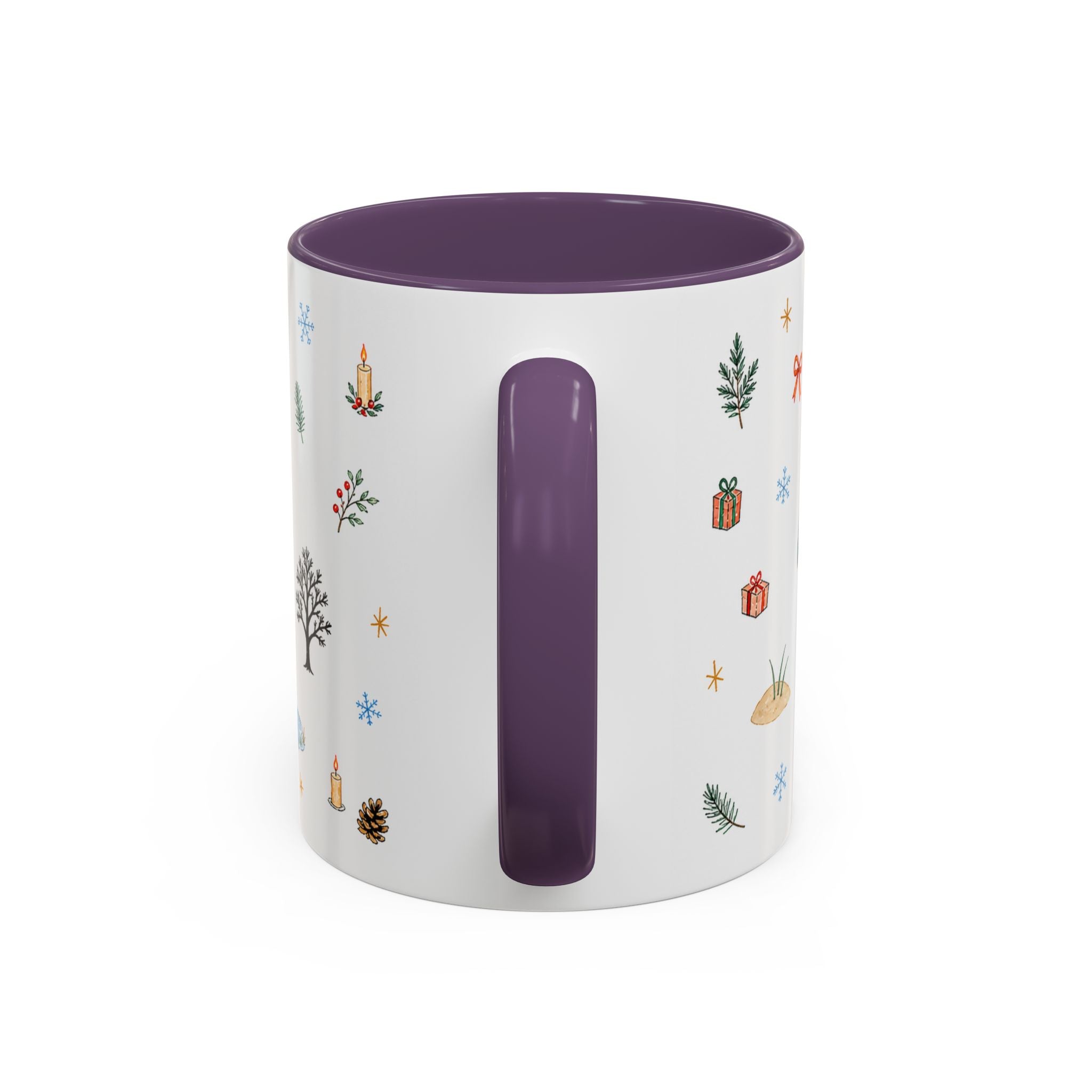 Indiana Dunes National Park Christmas Mug | Watercolor Travel Souvenir | Holiday Gift | Accent Ceramic Coffee Cup 11oz 15oz