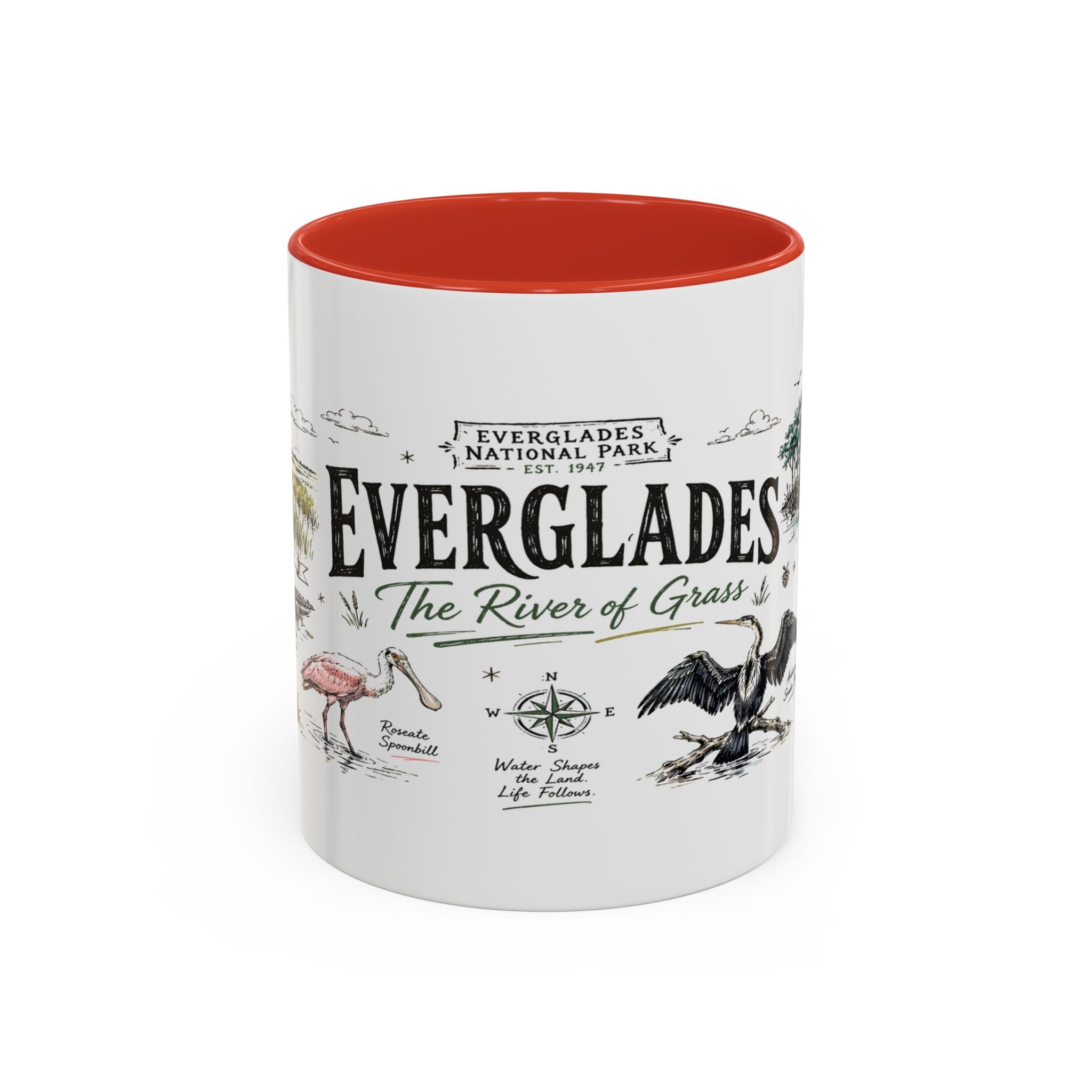 Everglades National Park Mug | Florida Wetlands Wildlife River of Grass Coffee Cup