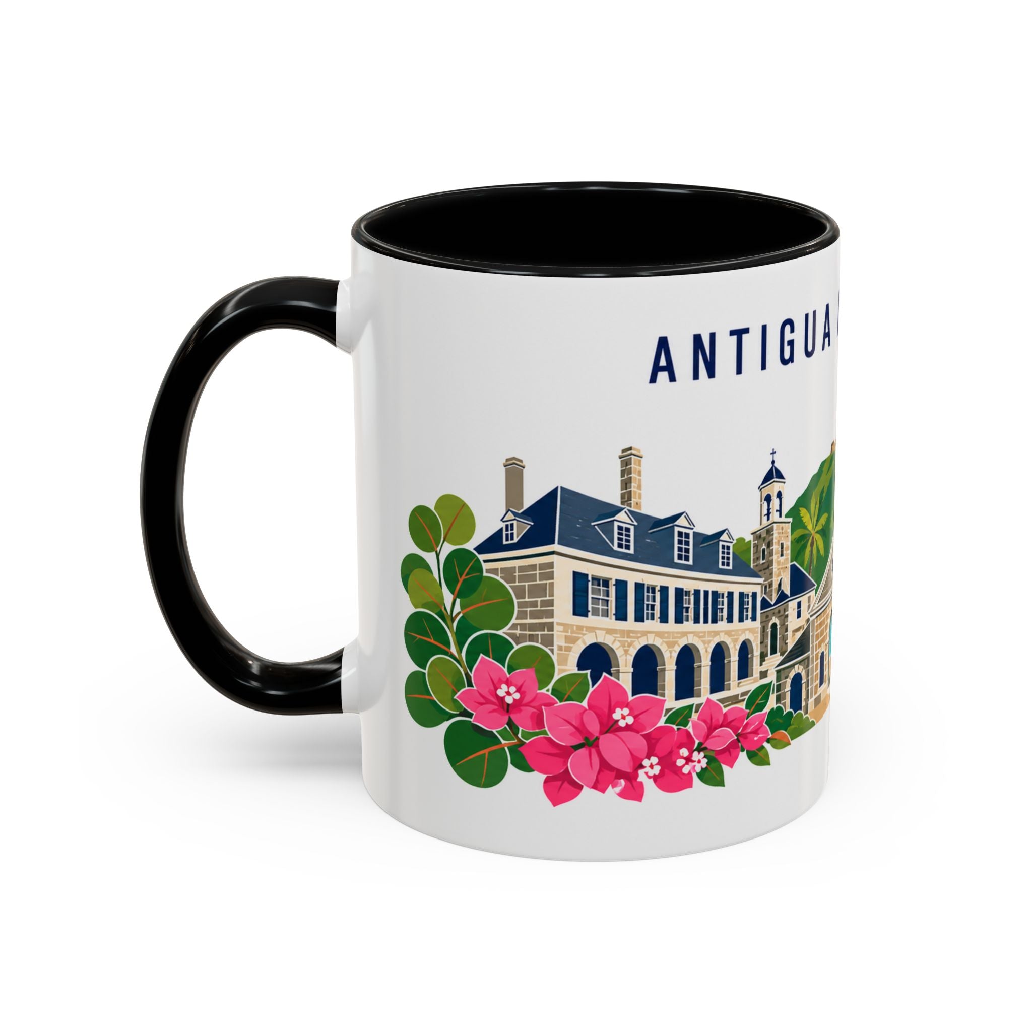 Antigua and Barbuda Coffee Mug | Travel Souvenir Accent Mug | Country Gift Ceramic Cup 11oz 15oz