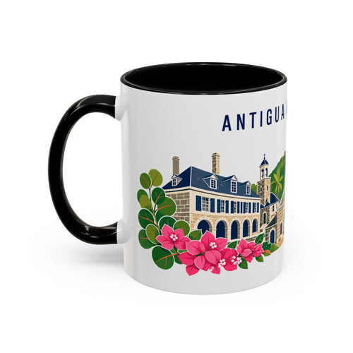 Antigua and Barbuda Coffee Mug | Travel Souvenir Accent Mug | Country Gift Ceramic Cup 11oz 15oz