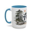 Tofino Mug, Canada Travel Souvenir, Bucket List Gift, Accent Ceramic Coffee Mug 11oz 15oz
