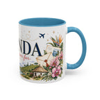Uganda Home Country Mug | Moving Away Gift | Long Distance Friendship | 11 oz 15 oz Accent Mug