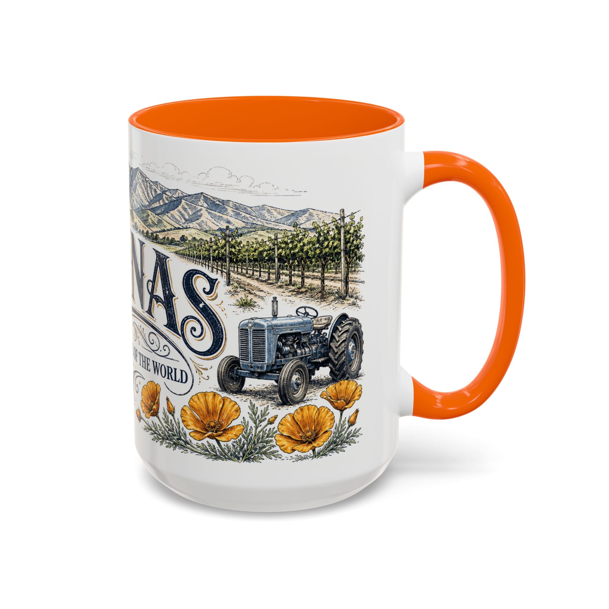 Salinas Coffee Mug | United States Travel Souvenir | Vintage Illustrated City Gift | 11 oz 15 oz Accent Mug