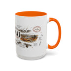 Katmai National Park Coffee Mug | Alaska Bear Watching Wildlife Gift | Accent Color Ceramic 11oz 15oz