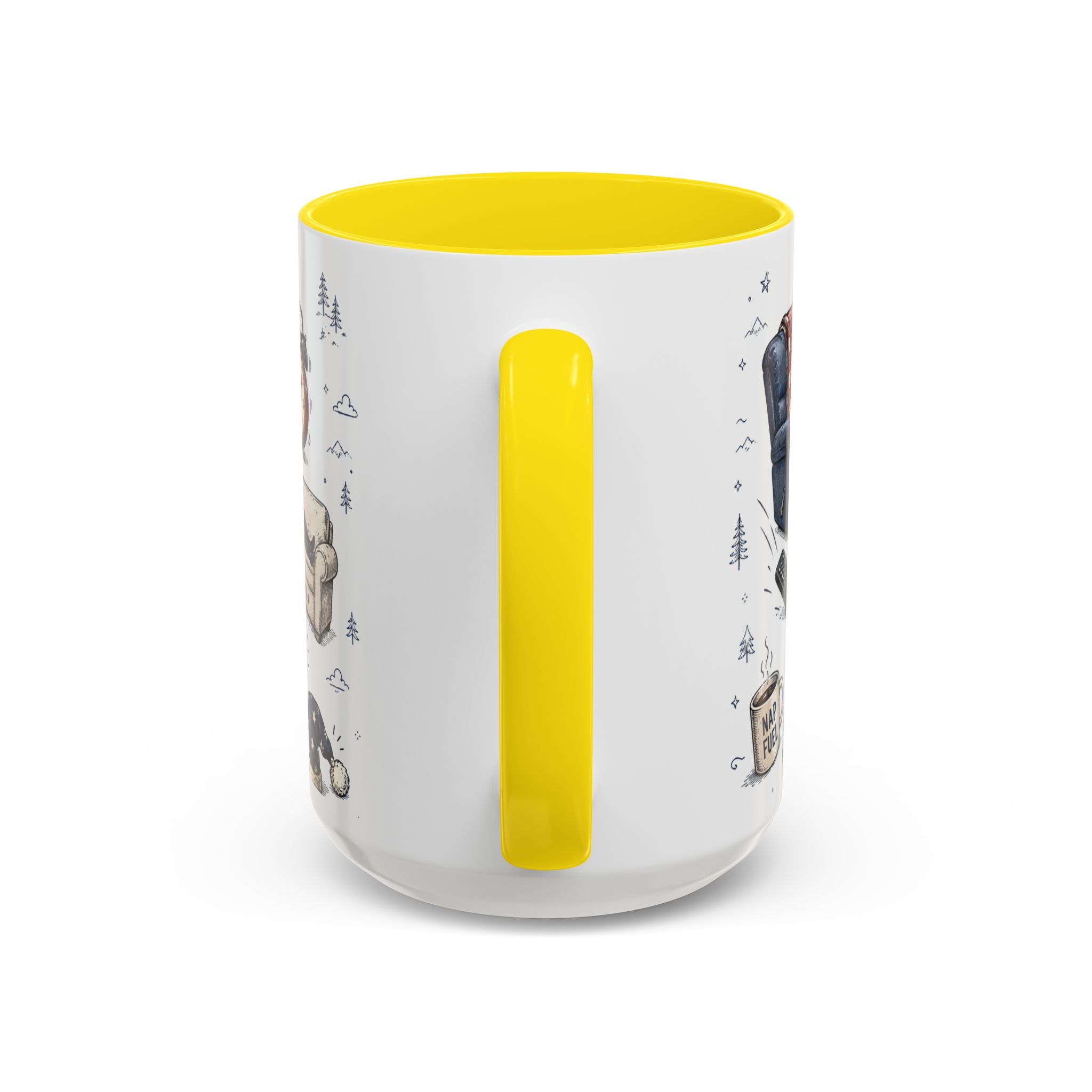 Nap Champion Coffee Mug | Father's Day Gift for Dad | Accent Color Ceramic 11oz 15oz