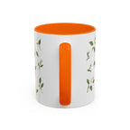 Florida Orange blossom Mug, State Flower Floral Coffee Cup, 11oz Botanical Gift