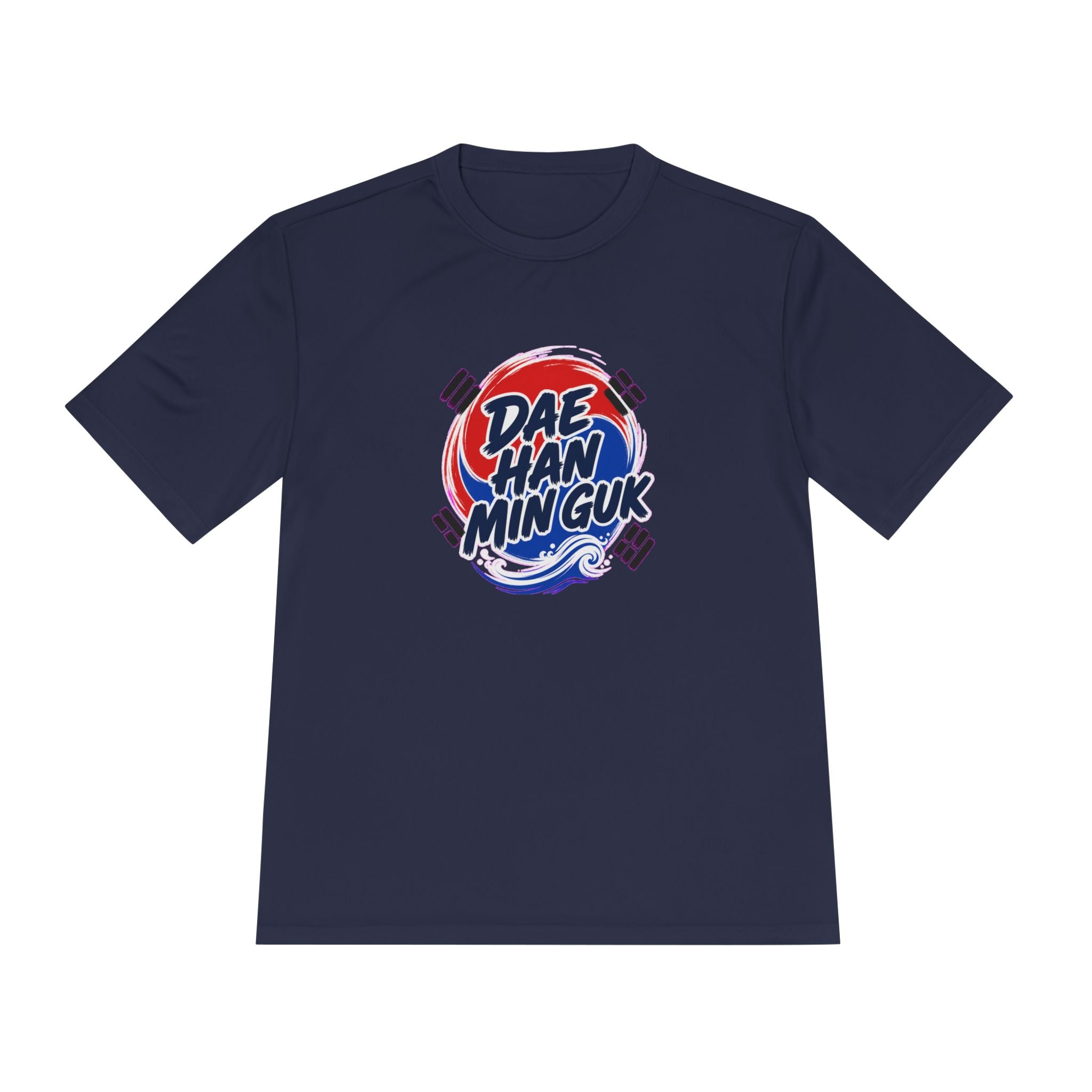 South Korea Dae Han Min Guk Soccer Fan T-Shirt, Moisture Wicking Sport Tee