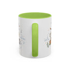 New Delhi Coffee Mug | India Souvenir Travel Gift | Accent Color Ceramic 11oz 15oz