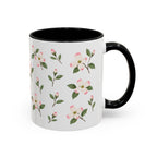Virginia American Dogwood Mug, State Flower Floral Coffee Cup, 11oz Botanical Gift