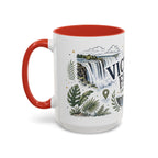 Victoria Falls Coffee Mug | Travel Destination Souvenir Gift | Accent Color Ceramic 11oz 15oz