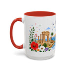 Libya Coffee Mug | Travel Souvenir Accent Mug | Place Gift Ceramic Cup 11oz 15oz