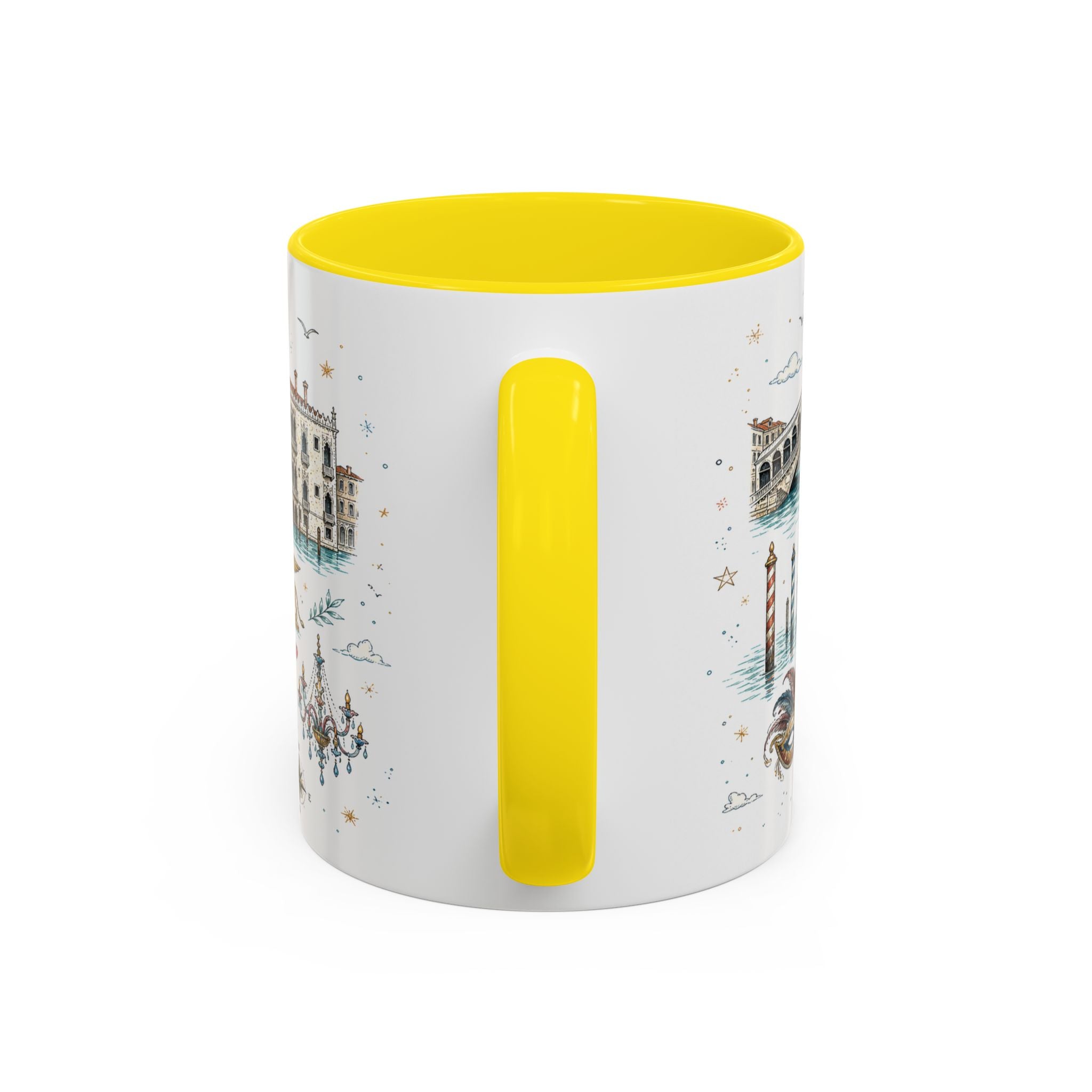 Venice Coffee Mug | Italy Souvenir Travel Gift | Accent Color Ceramic 11oz 15oz