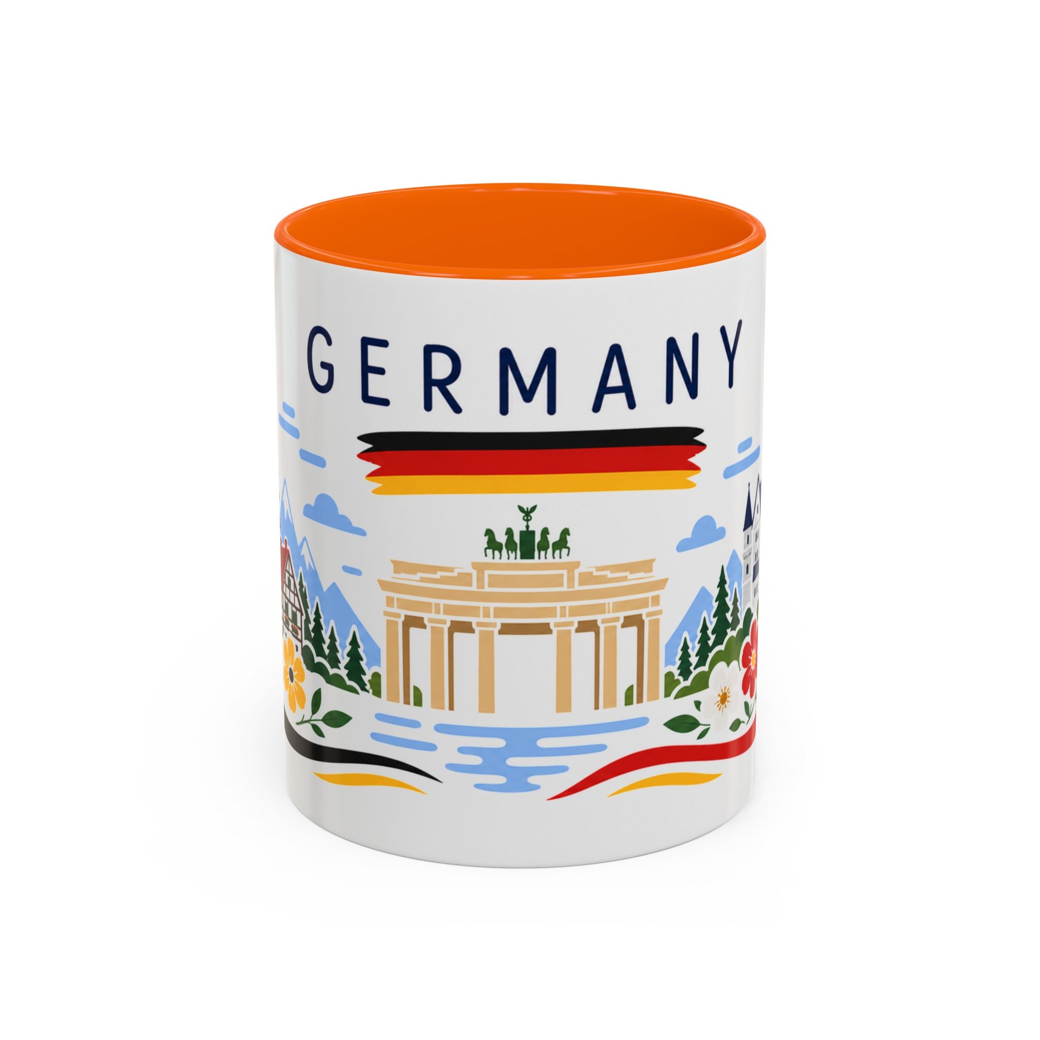 Germany Coffee Mug | Travel Souvenir Accent Mug | Country Gift Ceramic Cup 11oz 15oz