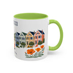 San Francisco Coffee Mug | United States Travel Souvenir | Porcelain Decal City Gift | 11oz 15oz Accent Mug