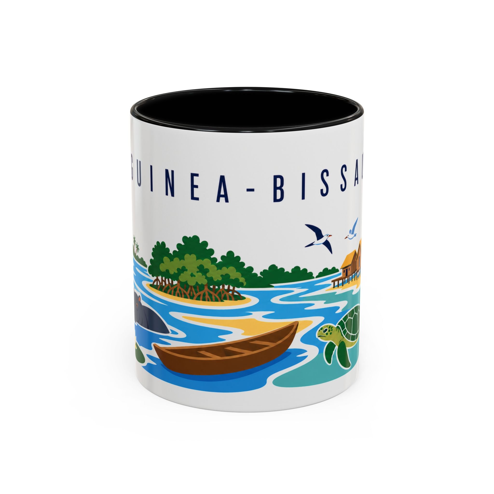 Guinea-Bissau Coffee Mug | Travel Souvenir Accent Mug | Country Gift Ceramic Cup 11oz 15oz