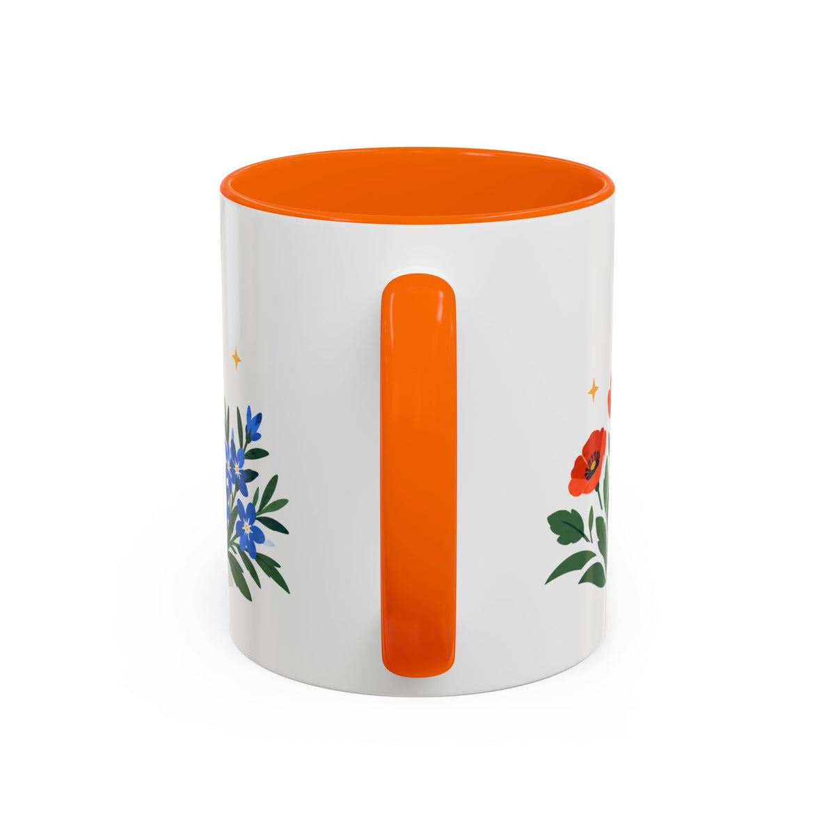 Aries Zodiac Coffee Mug | Ram and Floral Design | Astrology Birthday Gift | 11 oz 15 oz Ceramic Accent Mug