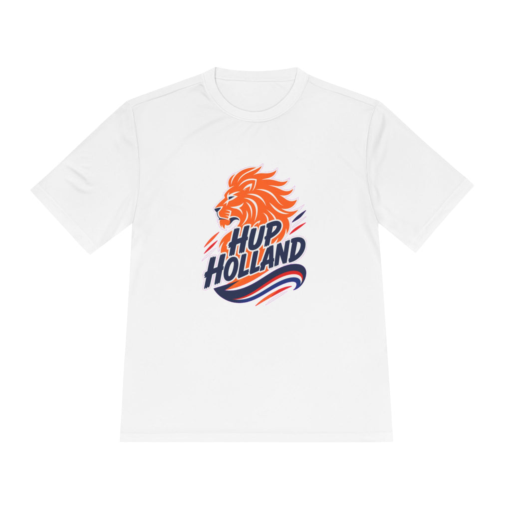 Hup Holland Netherlands Soccer Fan Shirt, Moisture Wicking Sport Tee
