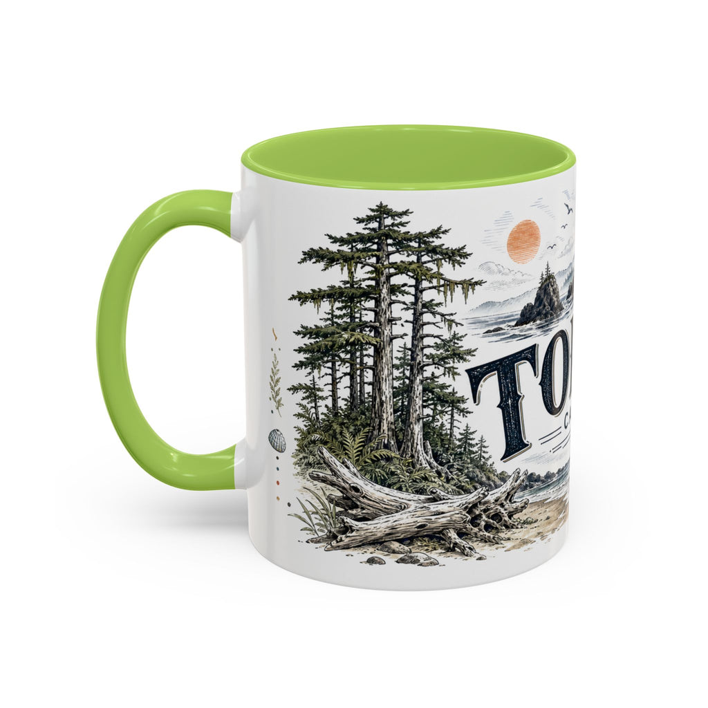 Tofino Mug, Canada Travel Souvenir, Bucket List Gift, Accent Ceramic Coffee Mug 11oz 15oz