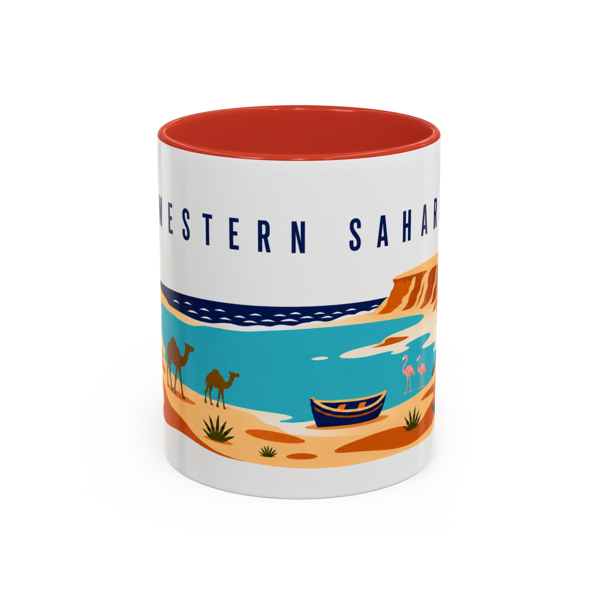 Western Sahara Coffee Mug | Travel Souvenir Accent Mug | Country Gift Ceramic Cup 11oz 15oz