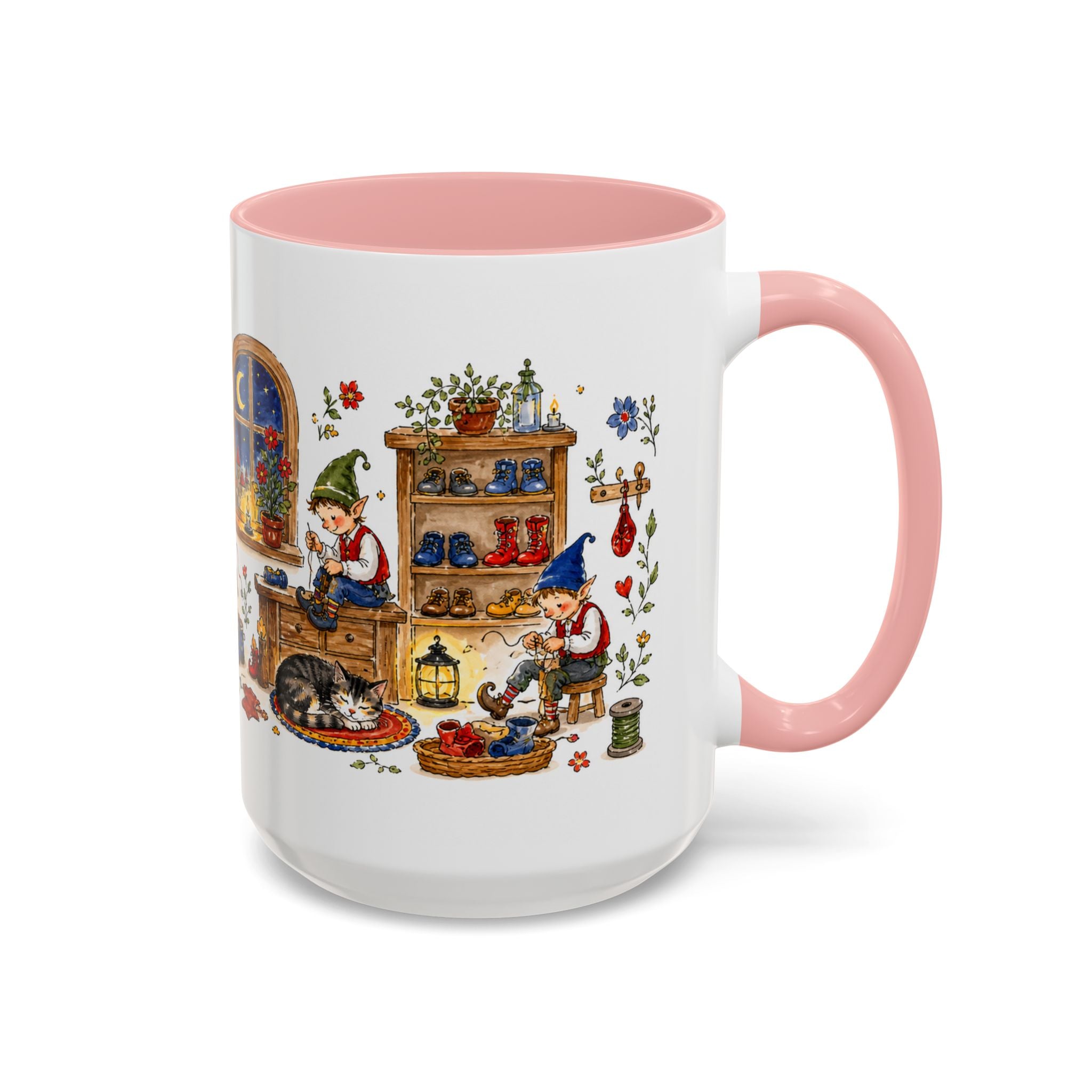 Elves and the Shoemaker Mug | Storybook Accent Coffee Mug | EveryLegend