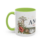 Angola Home Country Mug | Moving Away Gift | Long Distance Friendship | 11 oz 15 oz Accent Mug