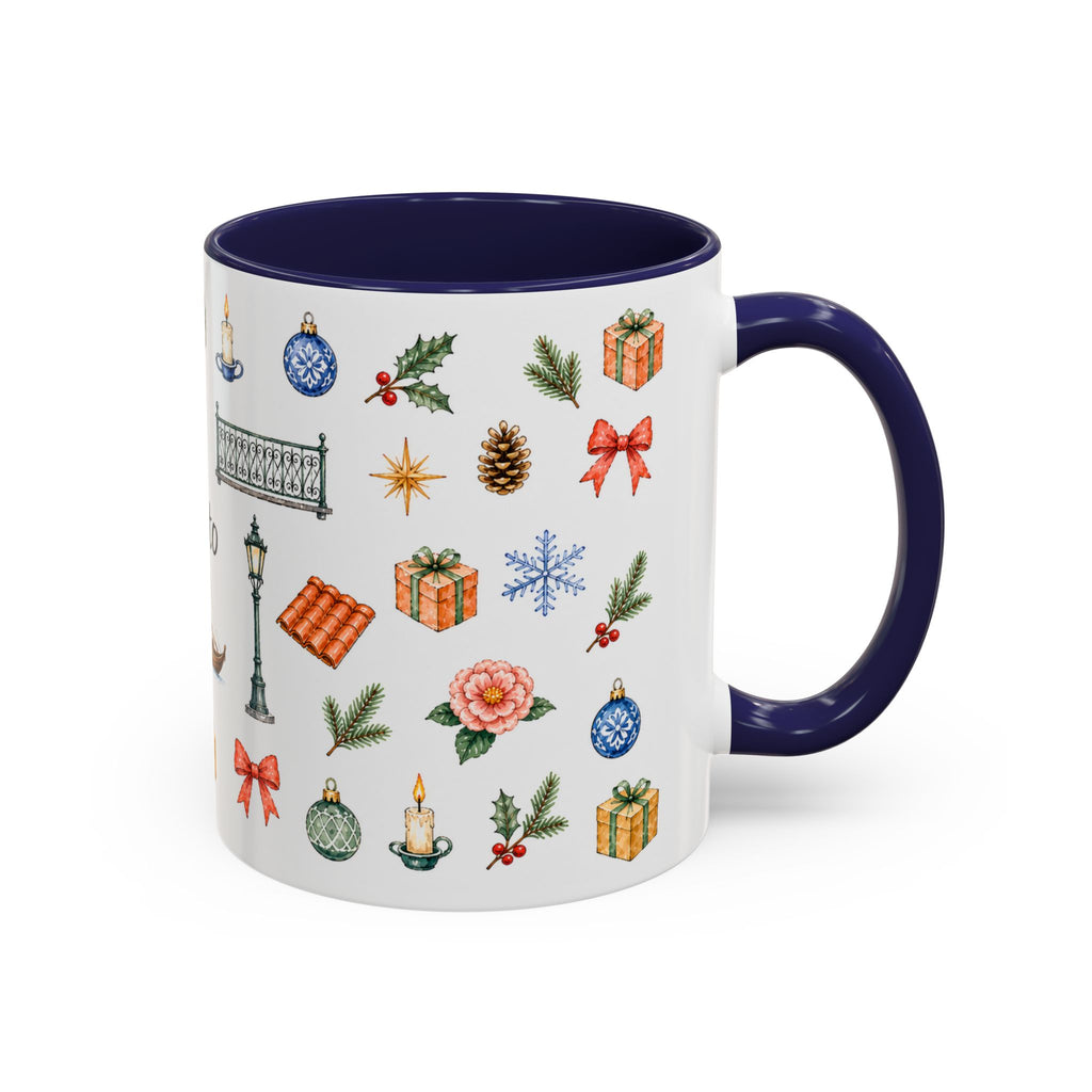 Porto Christmas Mug | Watercolor City Souvenir, Travel Gift (11oz/15oz)