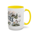 Dolomites Coffee Mug | Travel Destination Souvenir Gift | Accent Color Ceramic 11oz 15oz