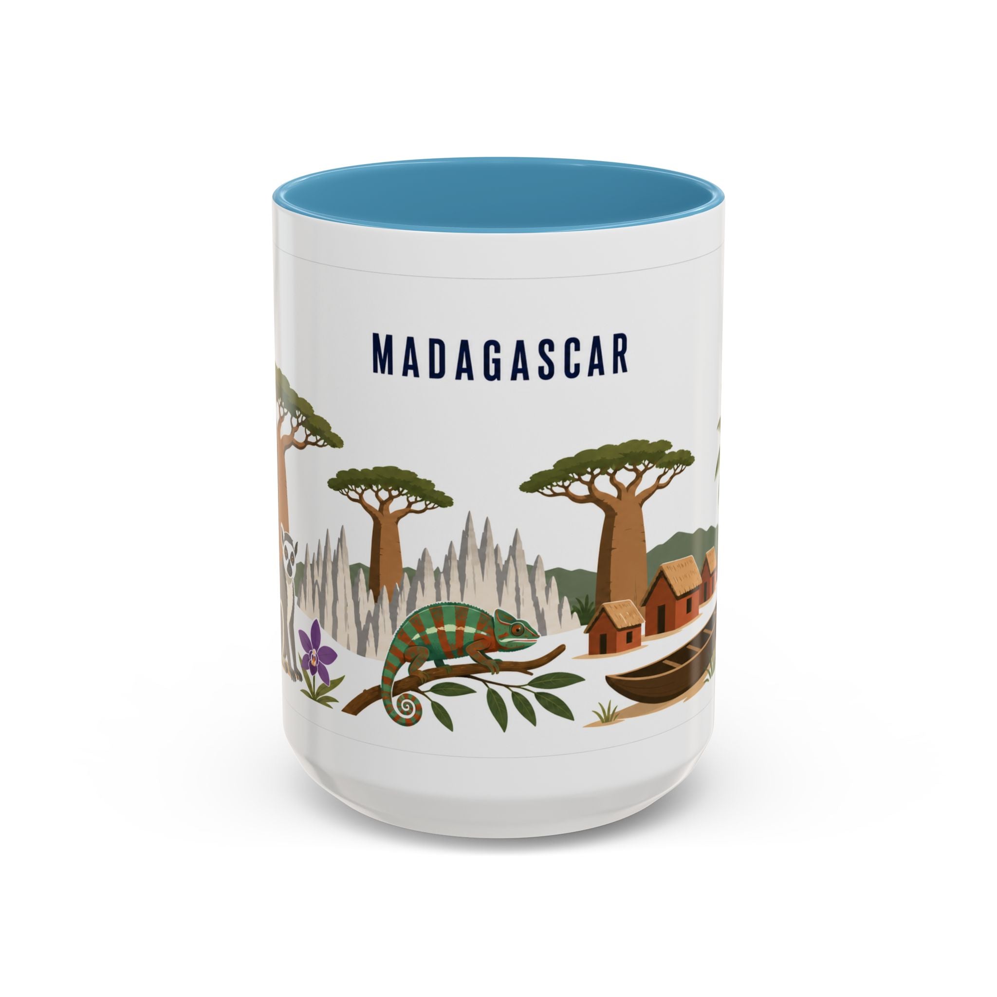 Madagascar Home Country Mug | Moving Away Gift | Long Distance Friendship | 11 oz 15 oz Accent Mug