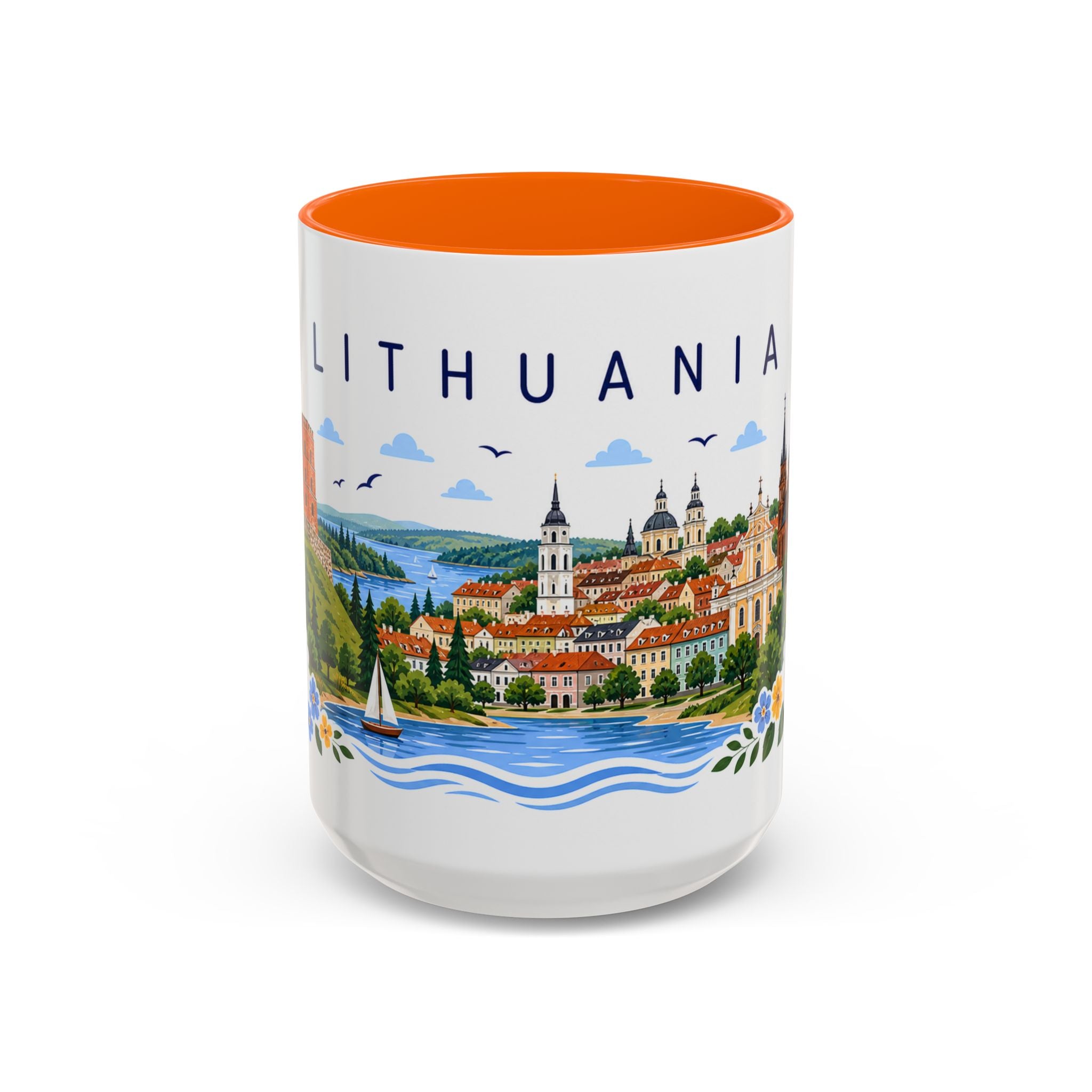 Lithuania Coffee Mug | Travel Souvenir Accent Mug | Place Gift Ceramic Cup 11oz 15oz