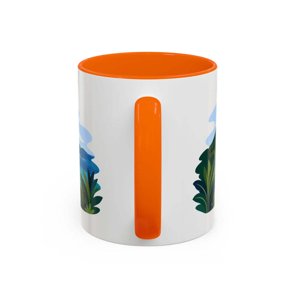 Virgin Islands National Park Coffee Mug | Solid Color Block Park Souvenir | 11oz 15oz Accent Mug