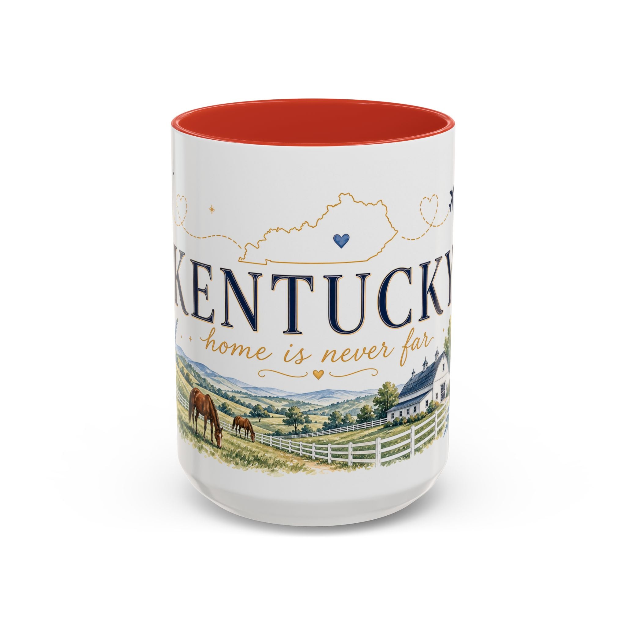 Kentucky Home State Mug | Moving Away Gift | Long Distance Friendship Coffee Cup | 11oz 15oz Accent Mug