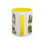 Durham Illustrated Travel Mug | City Souvenir Accent Coffee Mug | 11oz 15oz Ceramic Cup