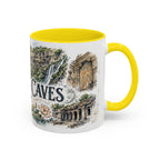 Ajanta Caves Mug, India Travel Souvenir, Bucket List Gift, Accent Ceramic Coffee Mug 11oz 15oz
