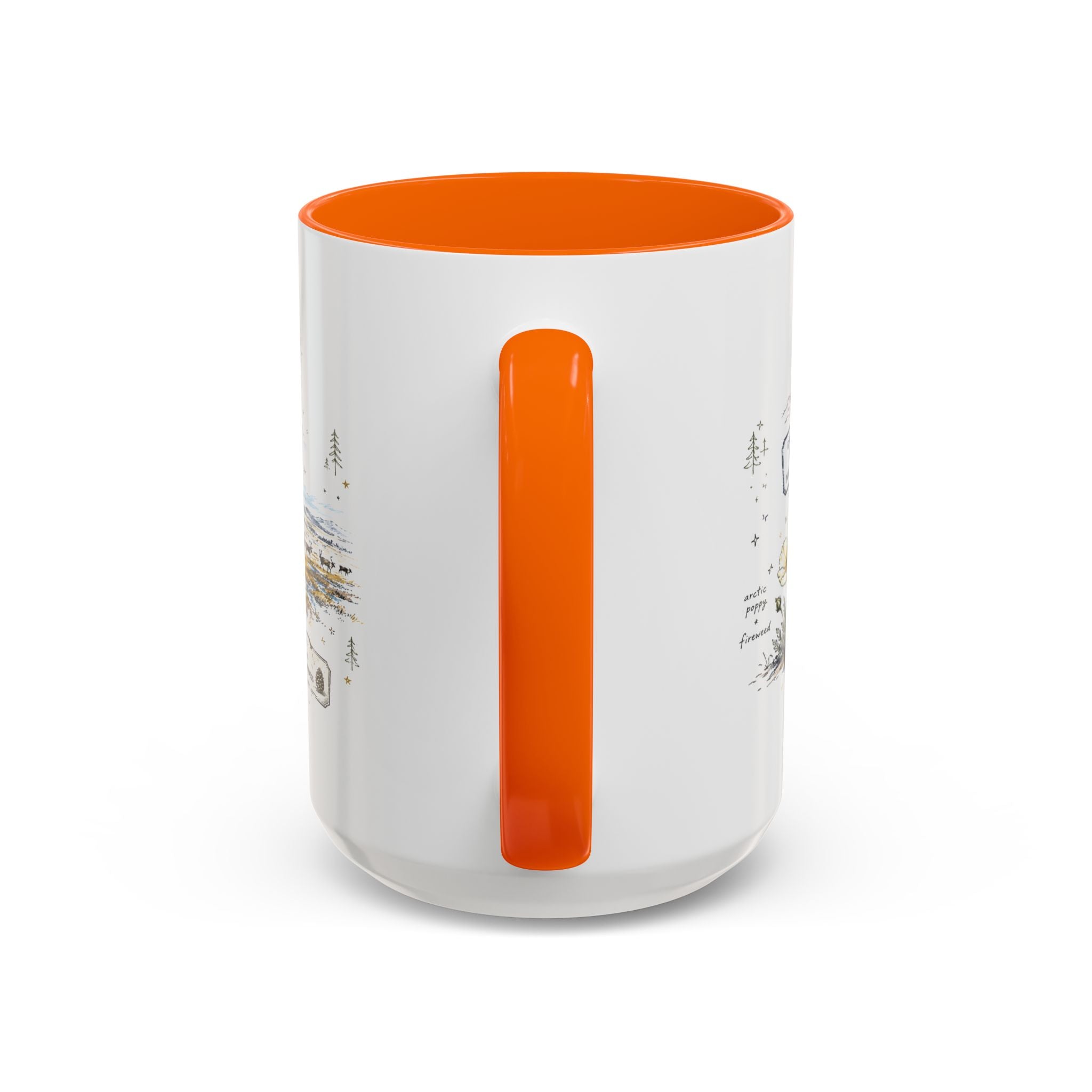 Gates of the Arctic National Park Coffee Mug | Alaska Arctic Wilderness Gift | Accent Color Ceramic 11oz 15oz