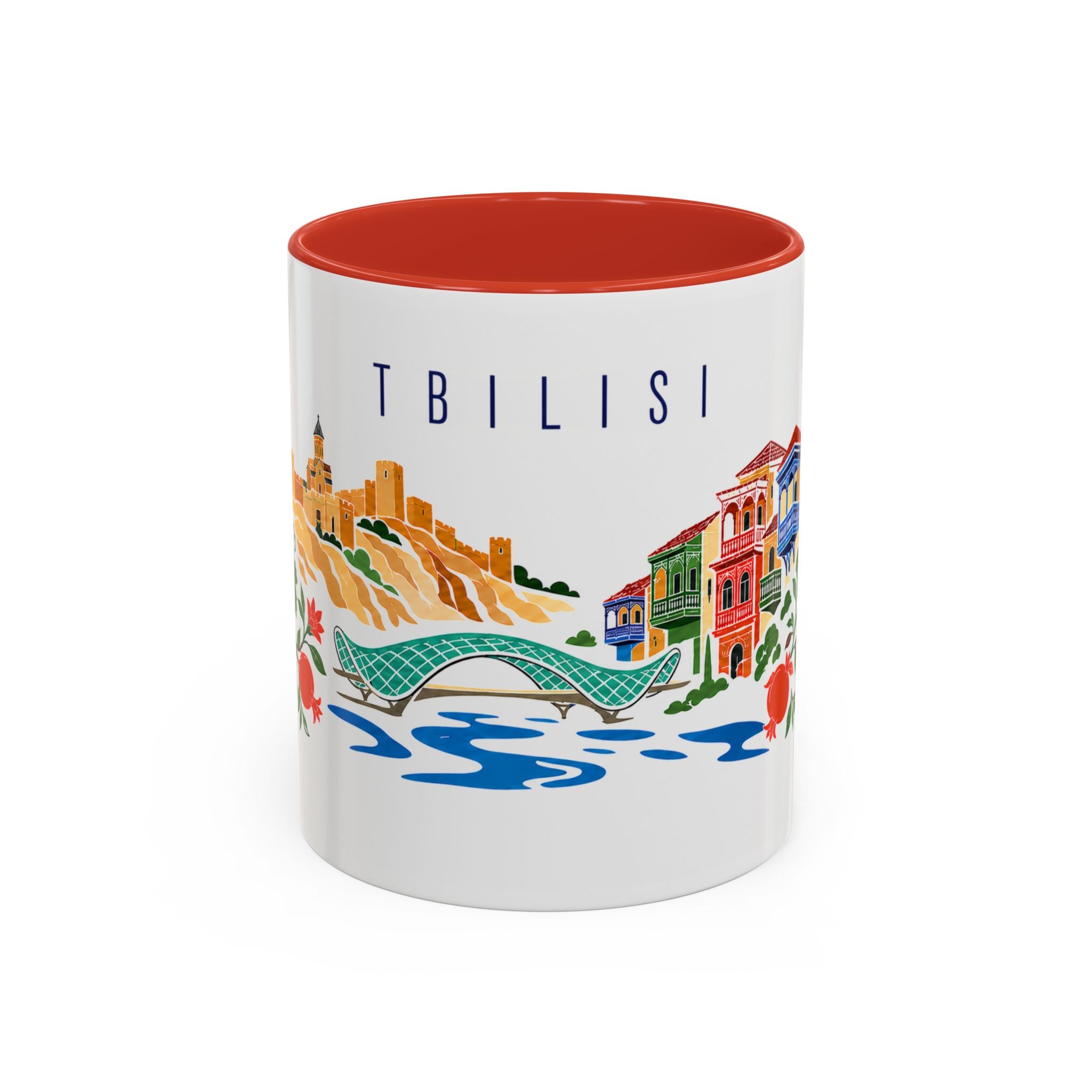 Tbilisi Coffee Mug | Georgia Travel Souvenir | Porcelain Decal City Gift | 11oz 15oz Accent Mug