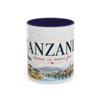Tanzania Home Country Mug | Moving Away Gift | Long Distance Friendship | 11 oz 15 oz Accent Mug
