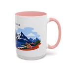 Lofoten Islands Coffee Mug | Travel Destination Souvenir Gift | Accent Color Ceramic 11oz 15oz