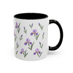 Tennessee Iris Mug, State Flower Floral Coffee Cup, 11oz Botanical Gift