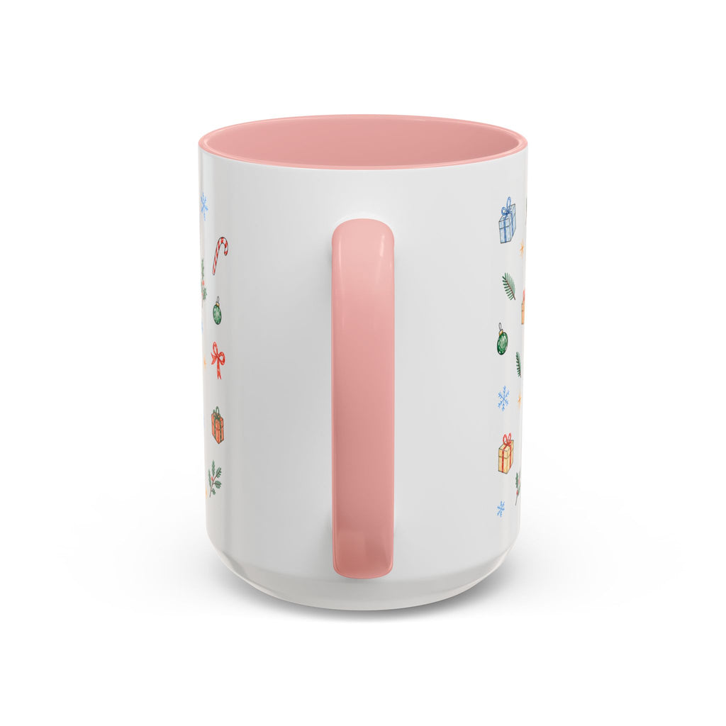 Miami Christmas Mug | Watercolor Art Deco City Souvenir (11oz/15oz)