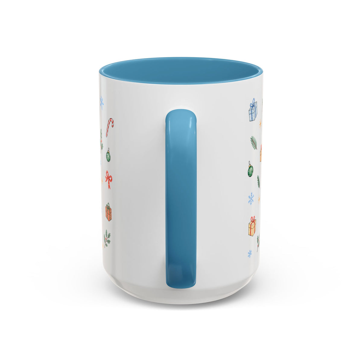 Miami Christmas Mug | Watercolor Art Deco City Souvenir (11oz/15oz)