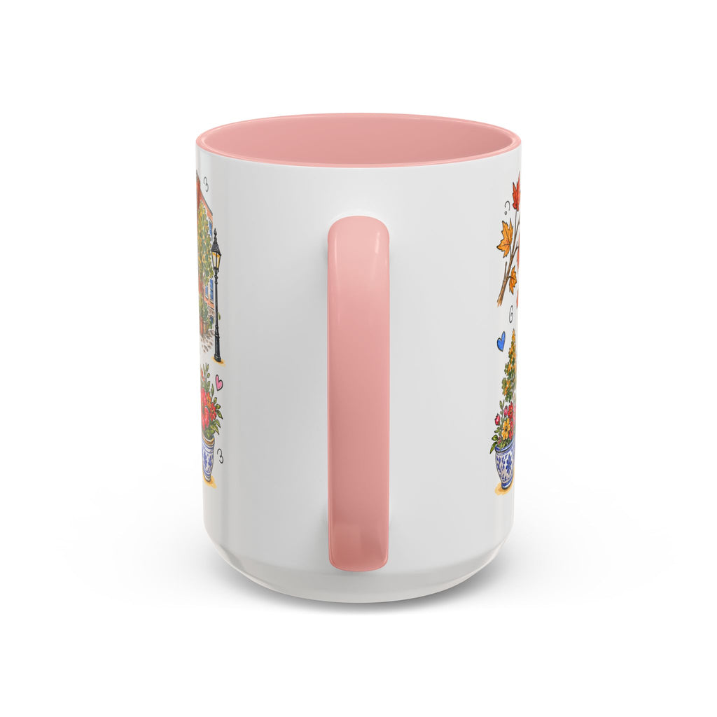 Boston Illustrated Travel Mug | City Souvenir Accent Coffee Mug | 11oz 15oz Ceramic Cup