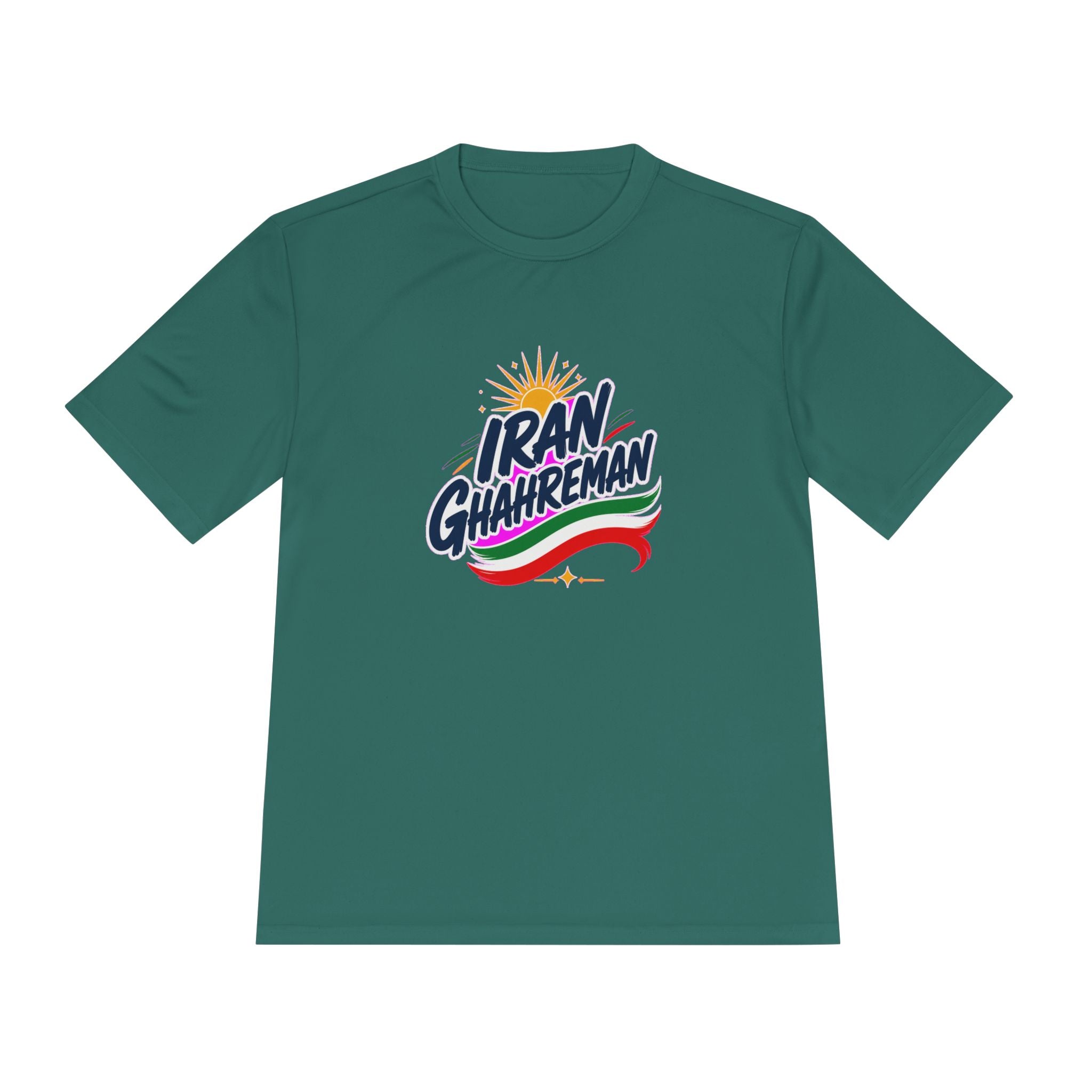 Iran Ghahreman Soccer Fan T-Shirt, Moisture-Wicking Sport Tee