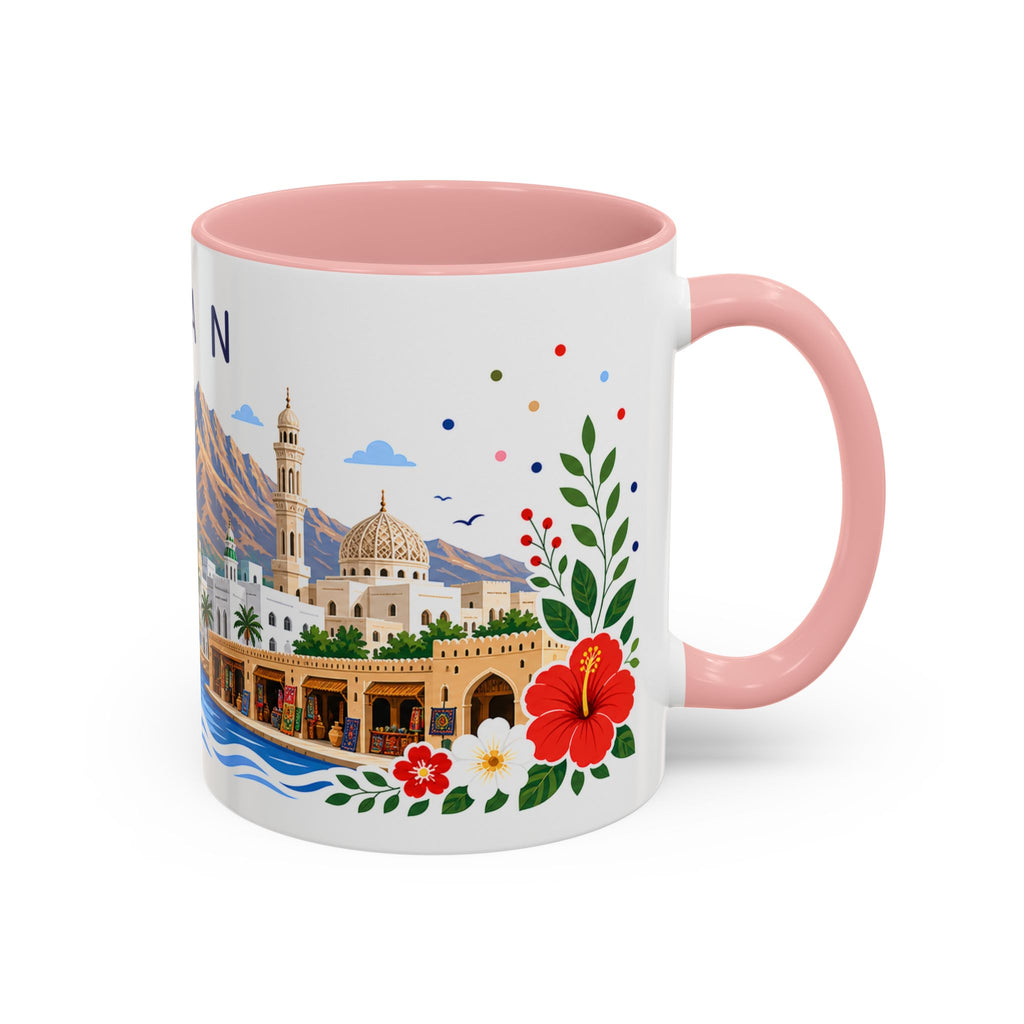 Oman Coffee Mug | Travel Souvenir Accent Mug | Place Gift Ceramic Cup 11oz 15oz