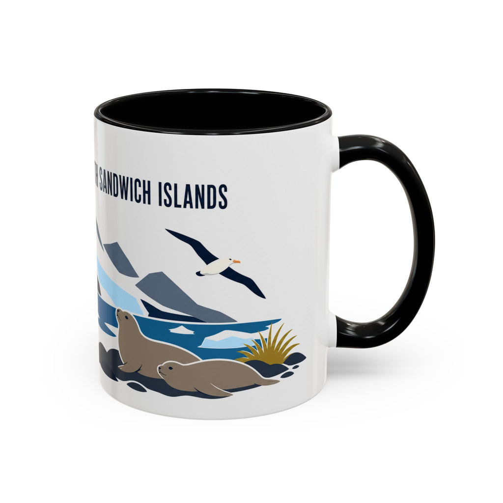 South Georgia and South Sandwich Islands Coffee Mug | Travel Souvenir Accent Mug | Country Gift Ceramic Cup 11oz 15oz