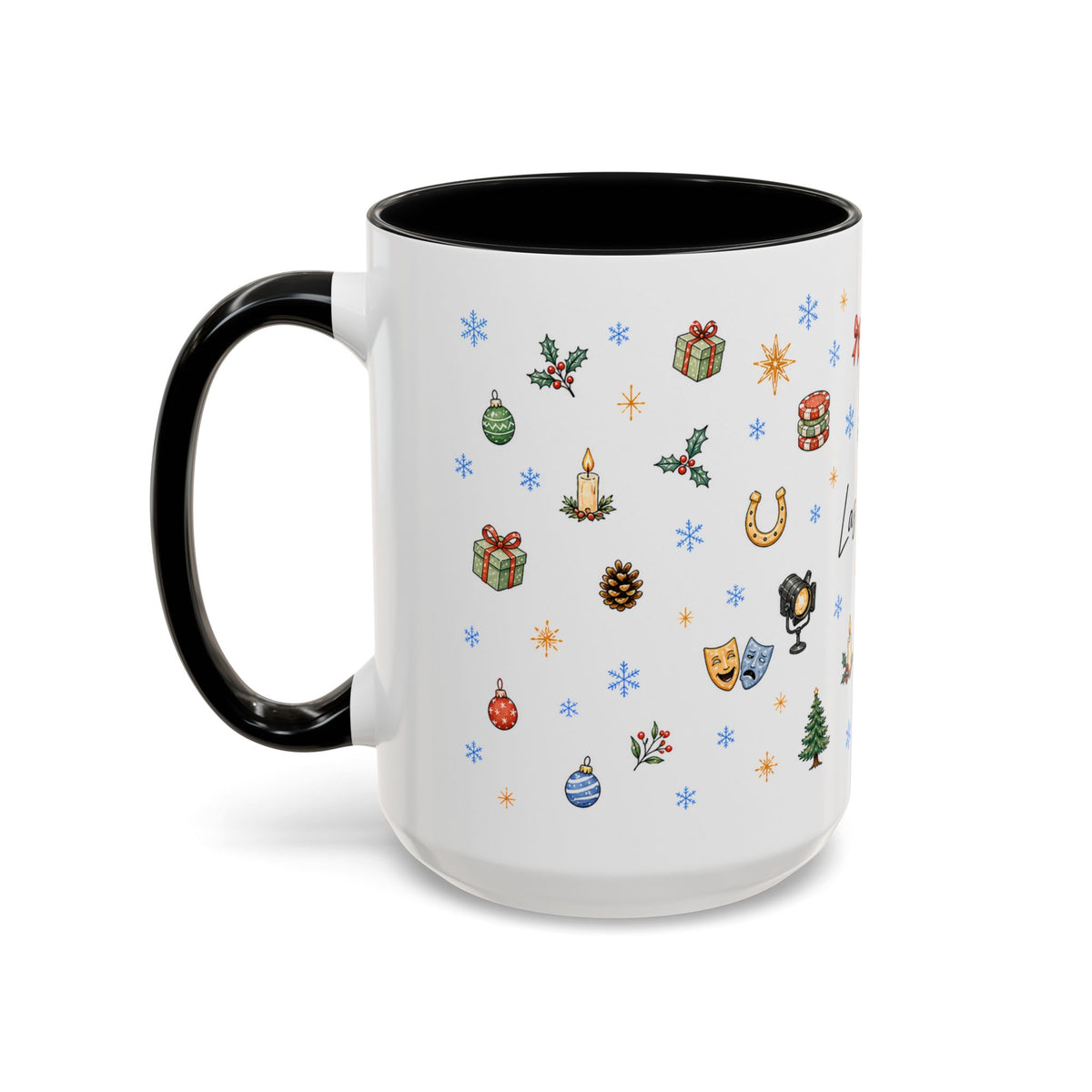 Las Vegas Christmas Mug | Watercolor City Souvenir, Travel Memories (11oz, 15oz)