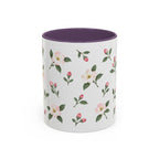 Michigan Apple Blossom Mug, State Flower Floral Coffee Cup, 11oz Botanical Gift