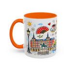 Madrid Travel Mug | European City Souvenir Accent Coffee Mug | 11oz 15oz Ceramic Cup